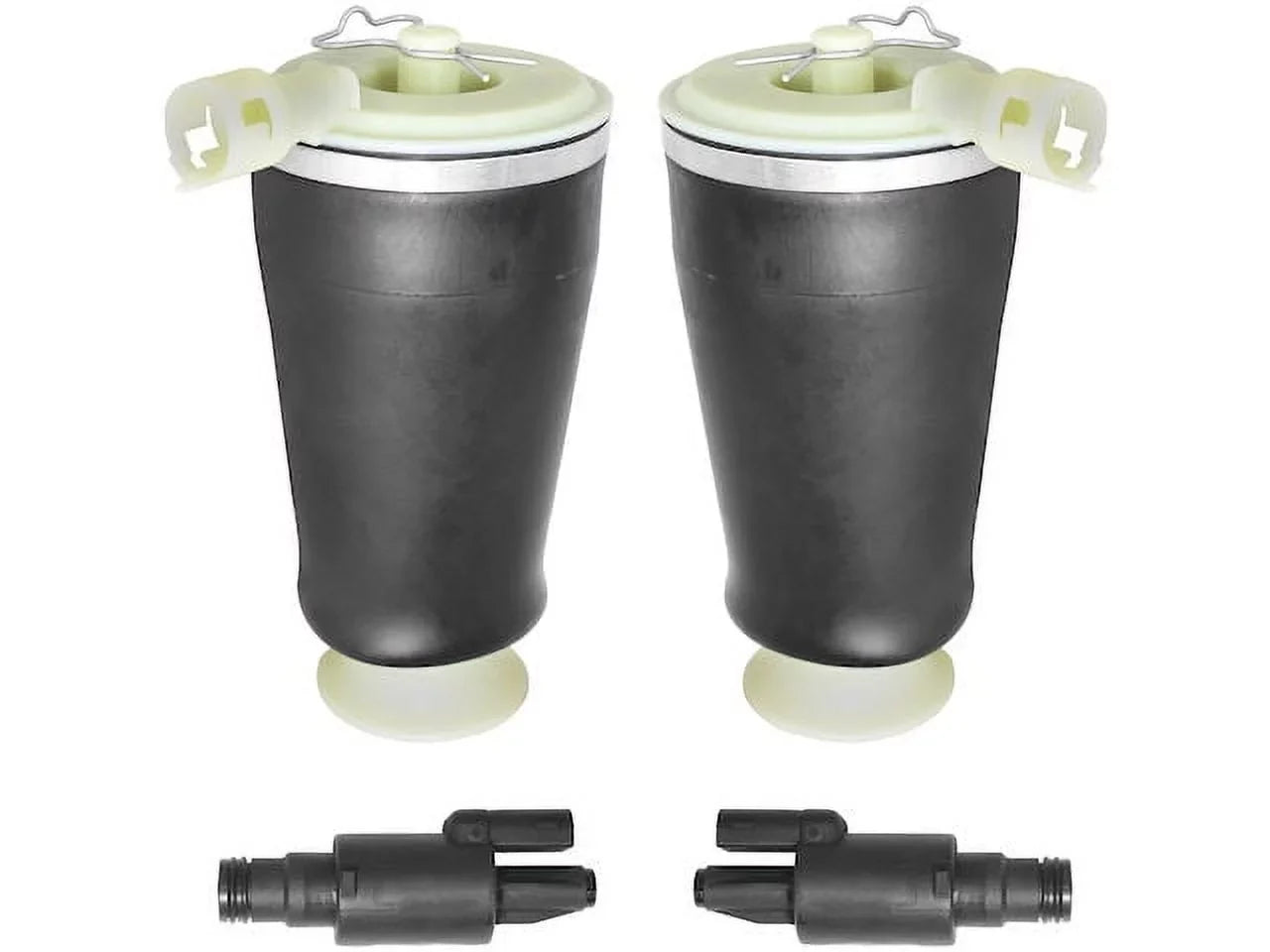 Stylish Rear Air Suspension Spring Set of 2 - Compatible with 1991 - 2010 Lincoln Town Car 4.6L V8 1992 1993 1994 1995 1996 1997 1998 1999 2000 2001 2002 2003 2004 2005 2006 2007 2008 2009