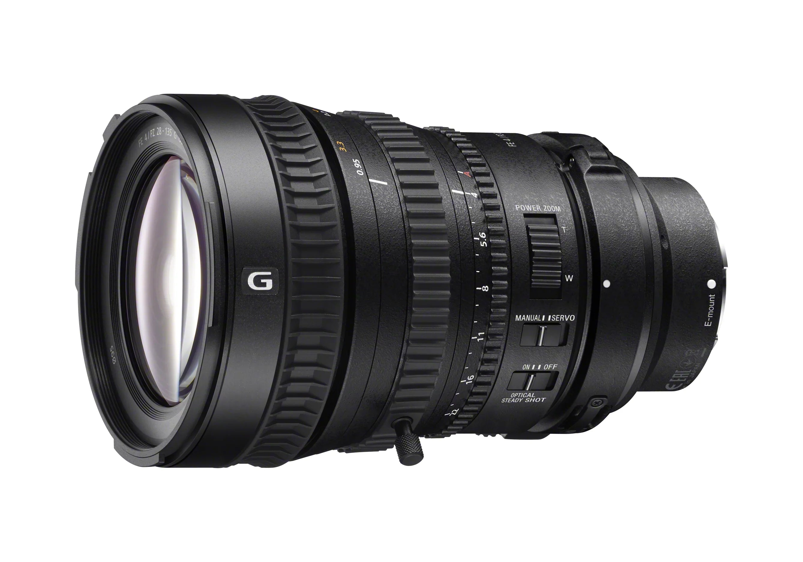 SELP28135G FE PZ 28-135mm F4 G OSS E-mount Power Zoom Lens - Exclusive Design