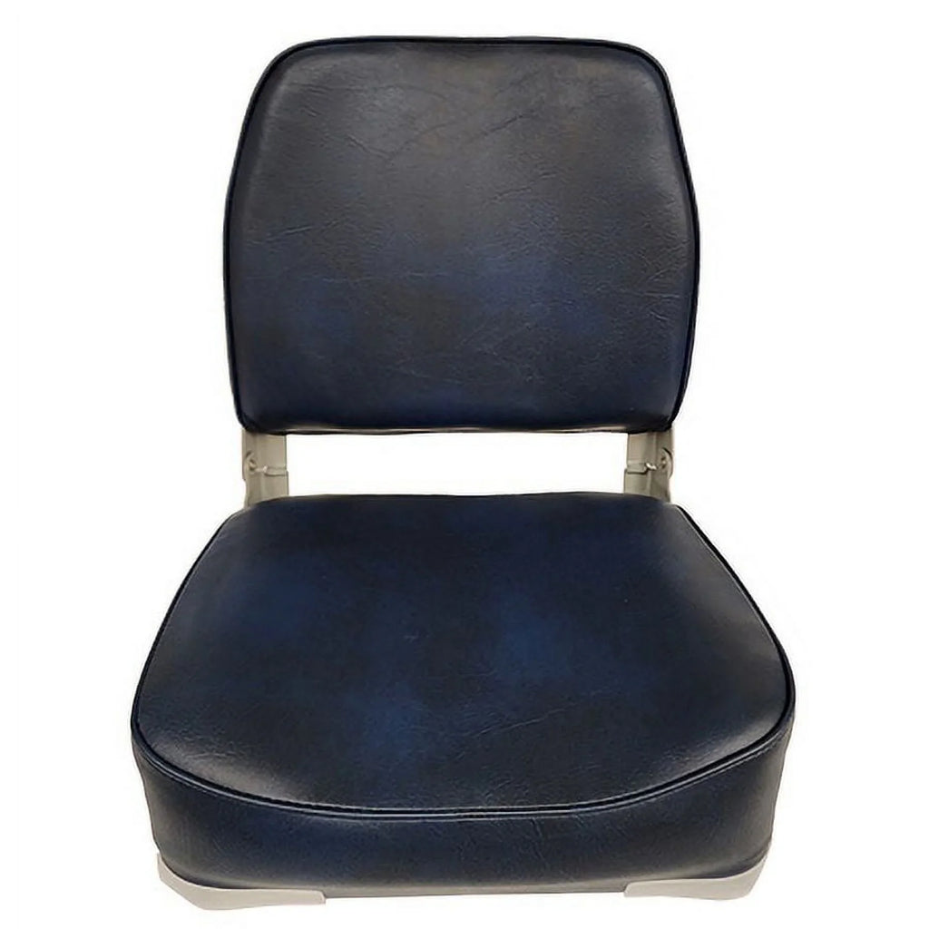 Stylish Boat Seat Low Back Fold Down Marine Boating Bass Fishing Pontoon 1003-AD NAVY