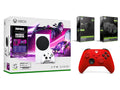 Stylish Xbox Series S Console Fortnite Rocket LeagueÂ with Extra Pulse Red Controller, Charge Cable/Battery and Dual Charge Dock