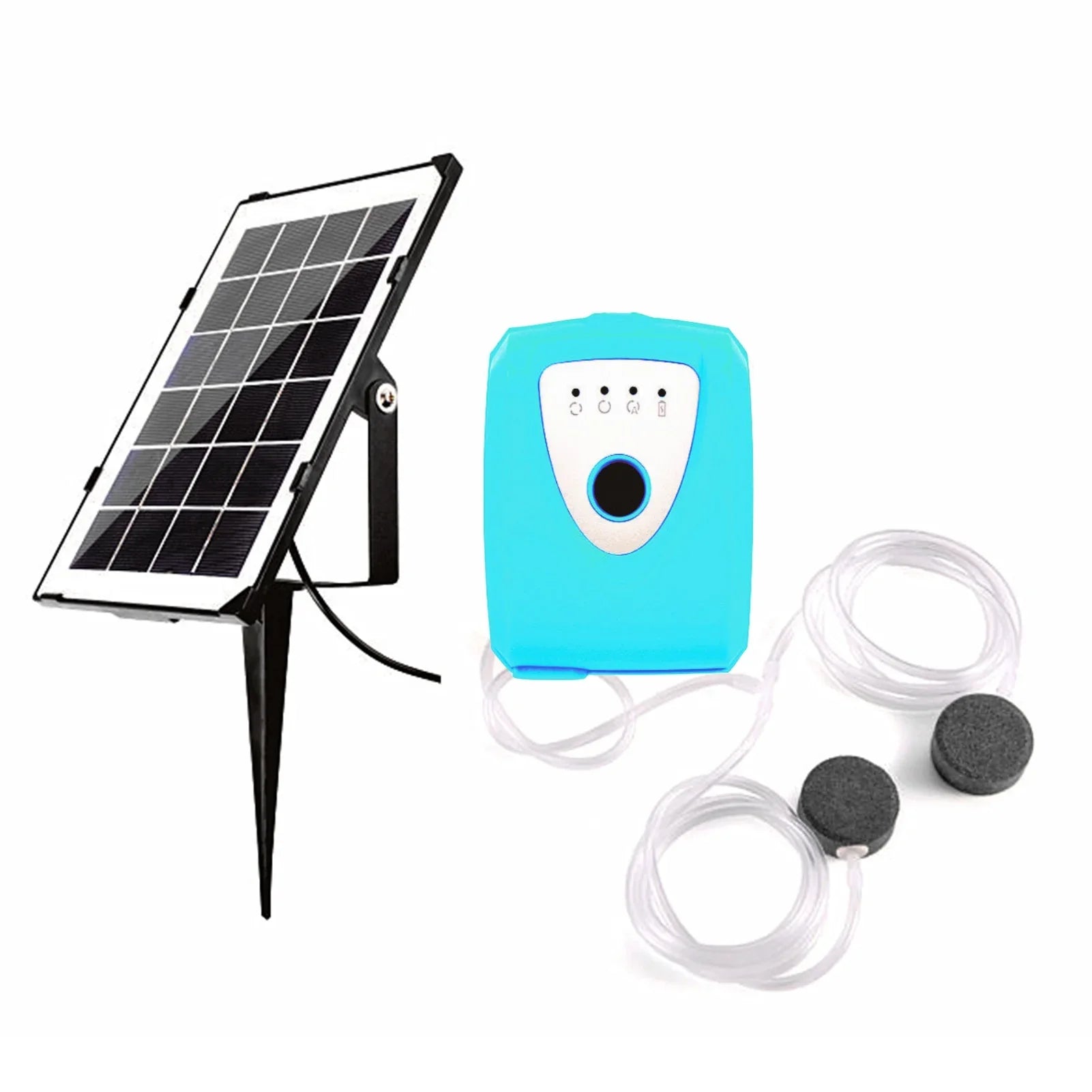 Stylish Air Pump,Pump Pump Ponds Pump With Dual Pond Ponds Pools Solar Air Pond Pump 3.5w Solar Dual Pipe Air Bubble Stone Air Fish Pump Aerator Fish Ponds Air Pump Huiop