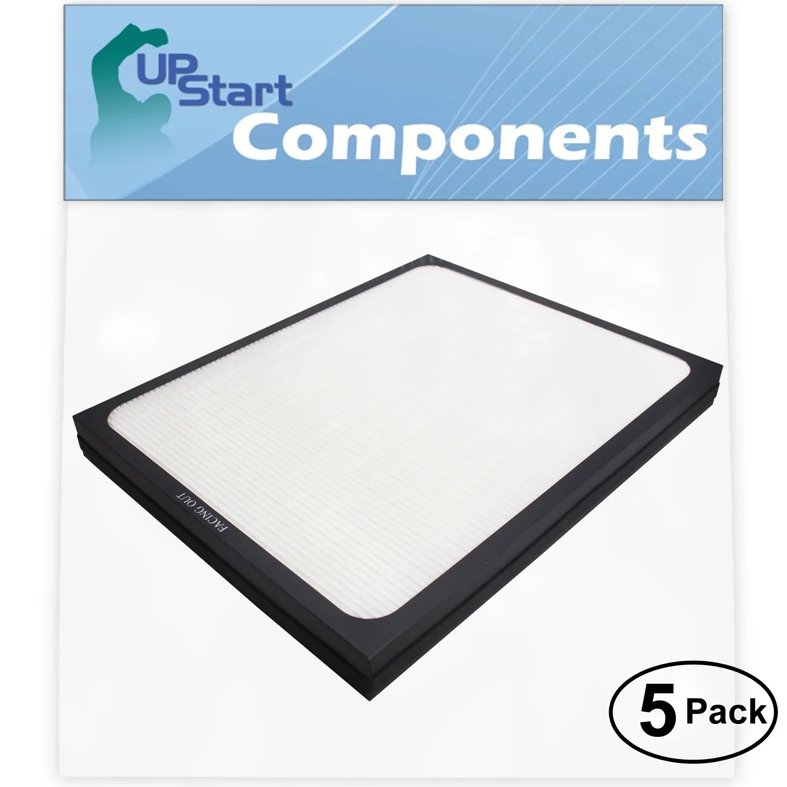 Stylish 5-Pack Replacement for Blueair 205C Air Purifier Filter - Compatible with Blueair 200 & 300 Air Filter