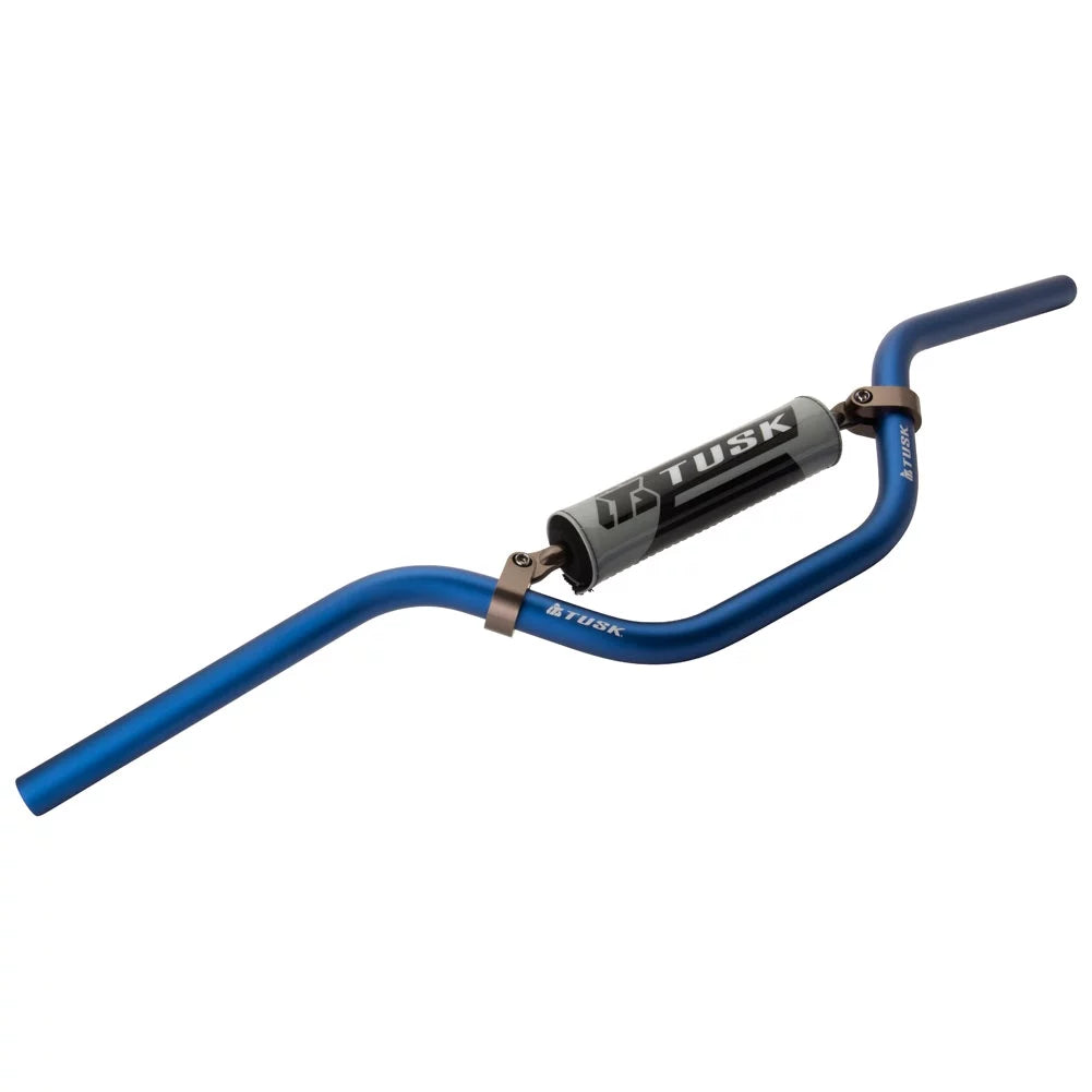 Tusk T-10 Aluminum 7/8" Handlebar Mini High Bend Blue For LEM LX2 1997-2000