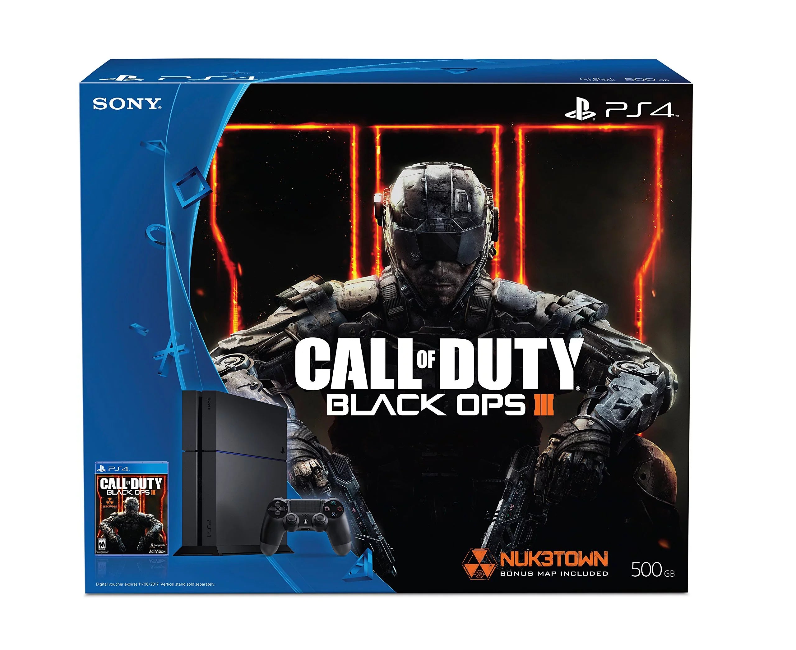 Sony PlayStation 4 500GB Bundle with Call of Duty Black Ops III - Black