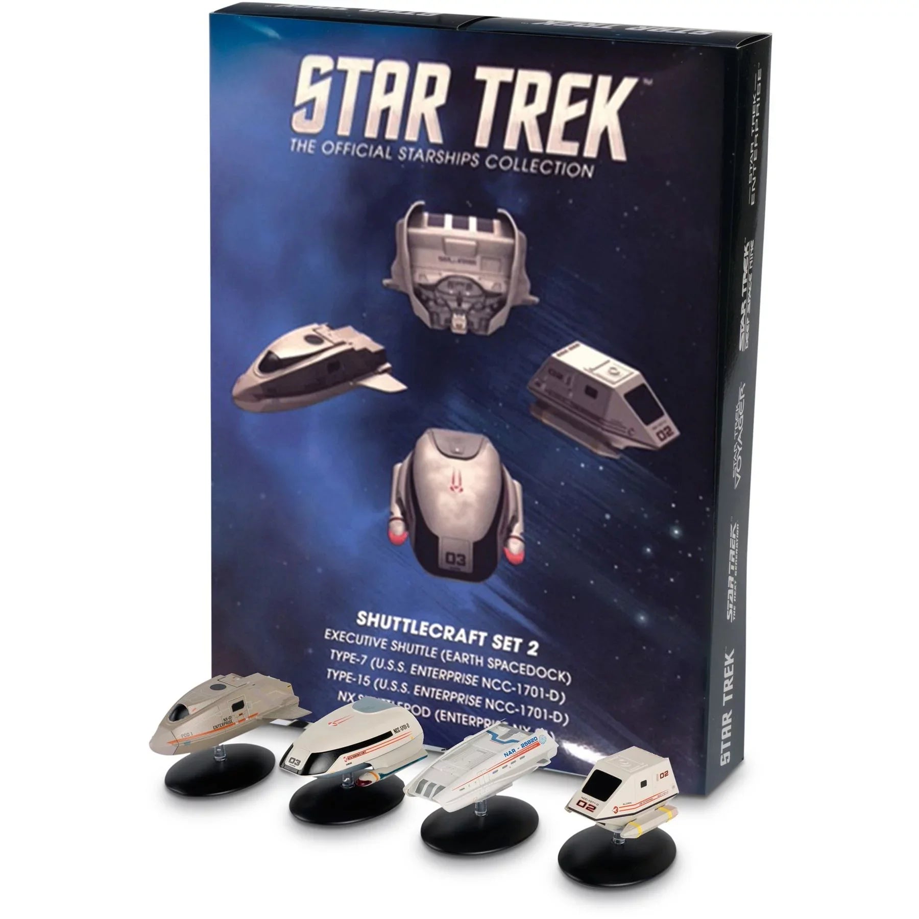 Stylish STDC705 Shuttle Set 2 Model Die Cast Ship Eaglemoss Star Trek