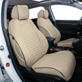 EKR Custom Fit Accord Car Seat Covers for Honda Accord 2010 2011 2012 - Full Set Leatherette(Beige)