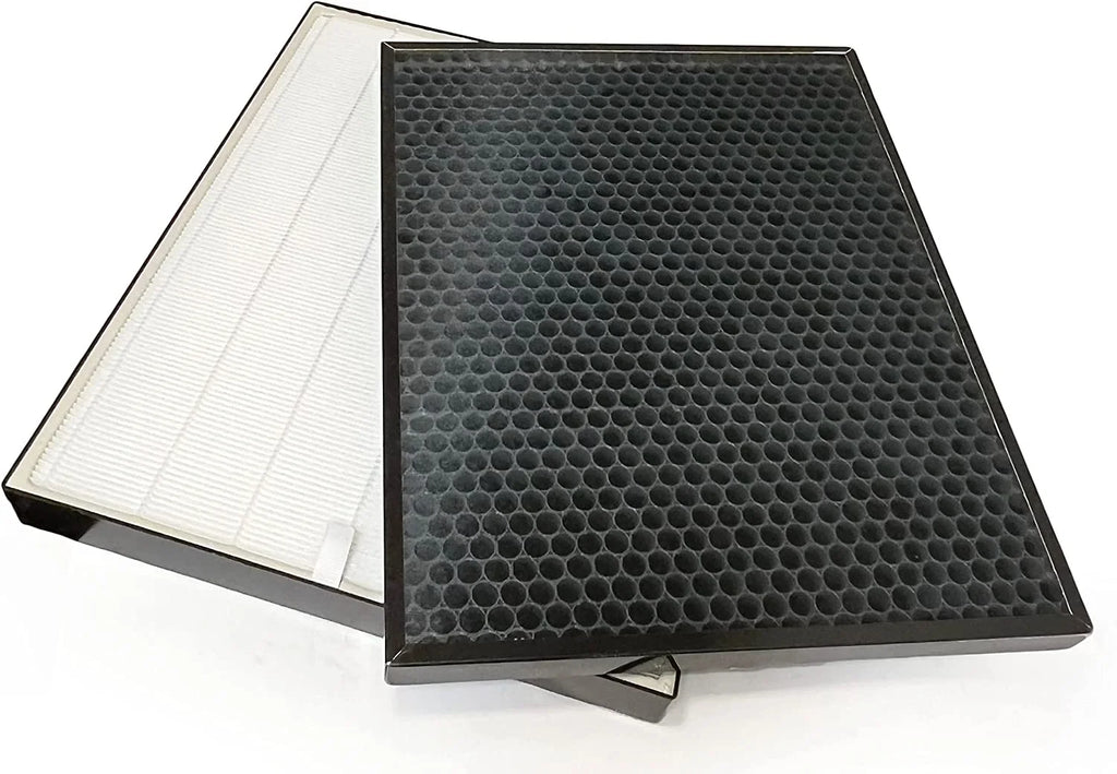 Stylish HEPA Filter Carbon Replacement Set For Air Dr. Air Purifier AD3000 AD3000M Includes (1) HEPA (2) Carbon VOC Filters (4) Pre Filters