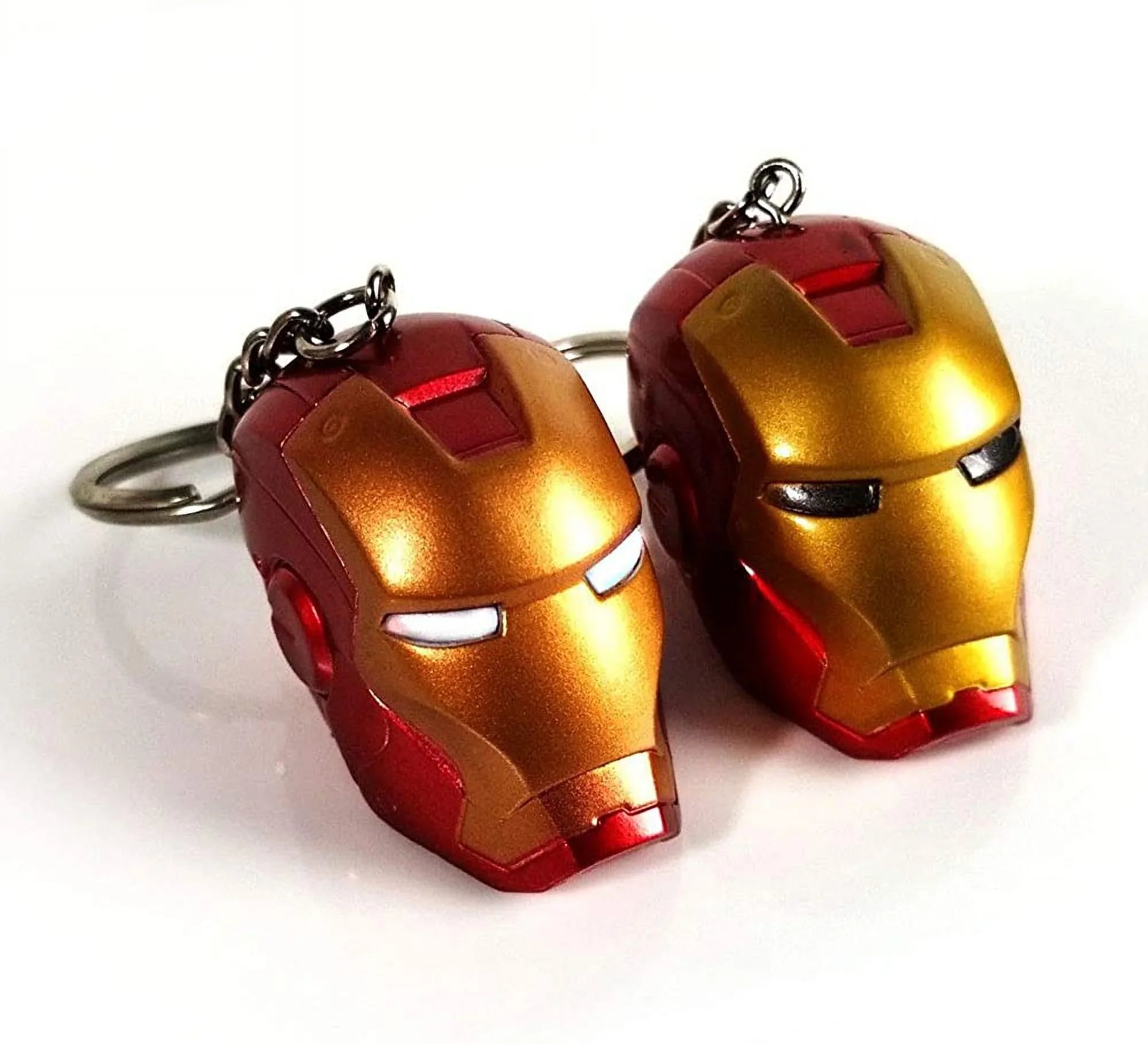 GFDay Superhero Iron Man Helmet Style Figure Keychain Key Ring - Exclusive Design