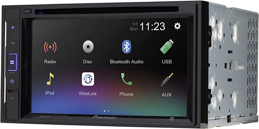 Pioneer AVH-241EX DVD Receiver with License Plate Backup Camera - Exclusive Design