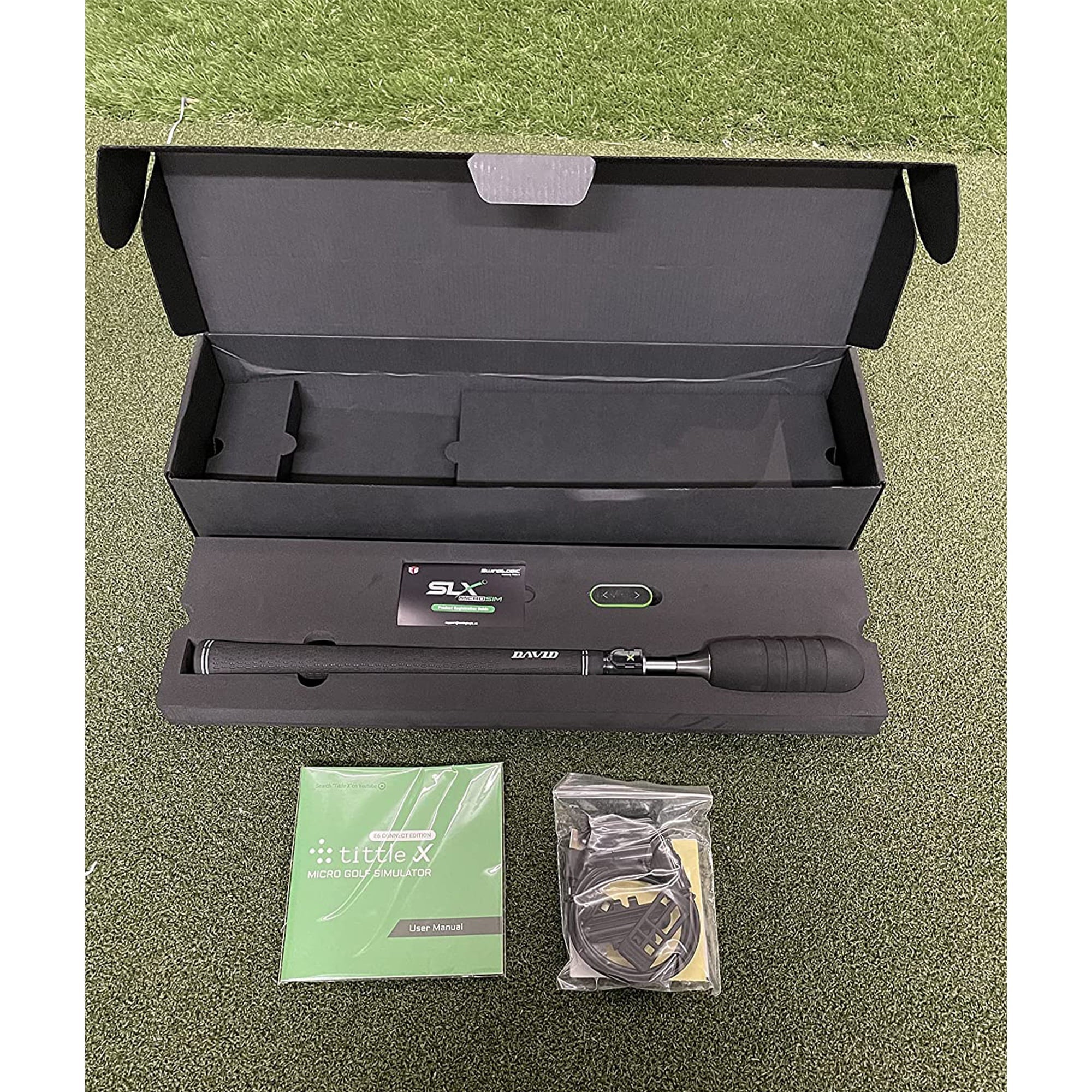 Stylish SwingLogic SLX MicroSim Indoor Golf Simulator with E6 Connect Compatibility