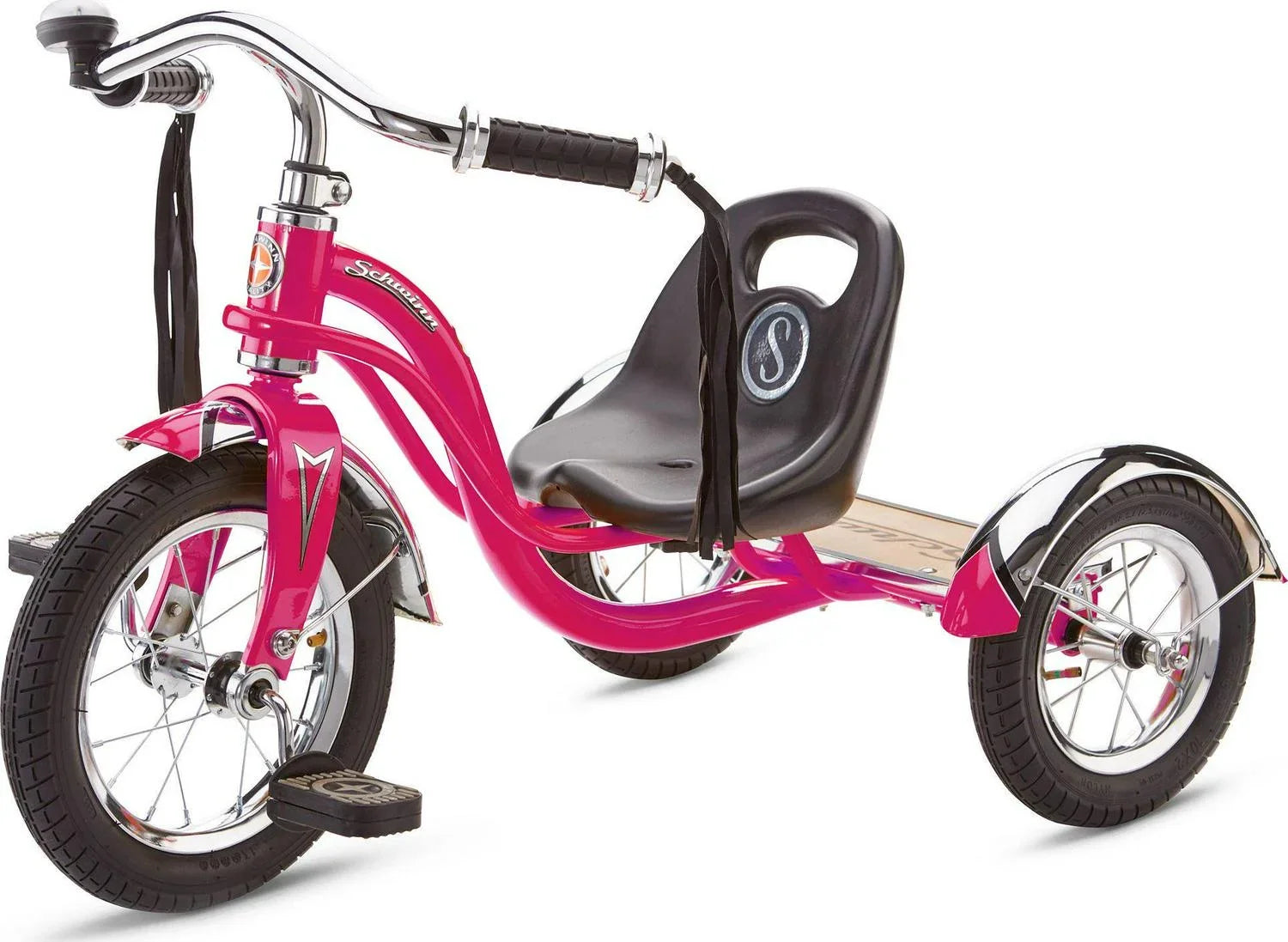 Schwinn Roadster Classic Tricycle, 12 in. Front Wheel, Ages 2 - 4, Pink - Exclusive Design