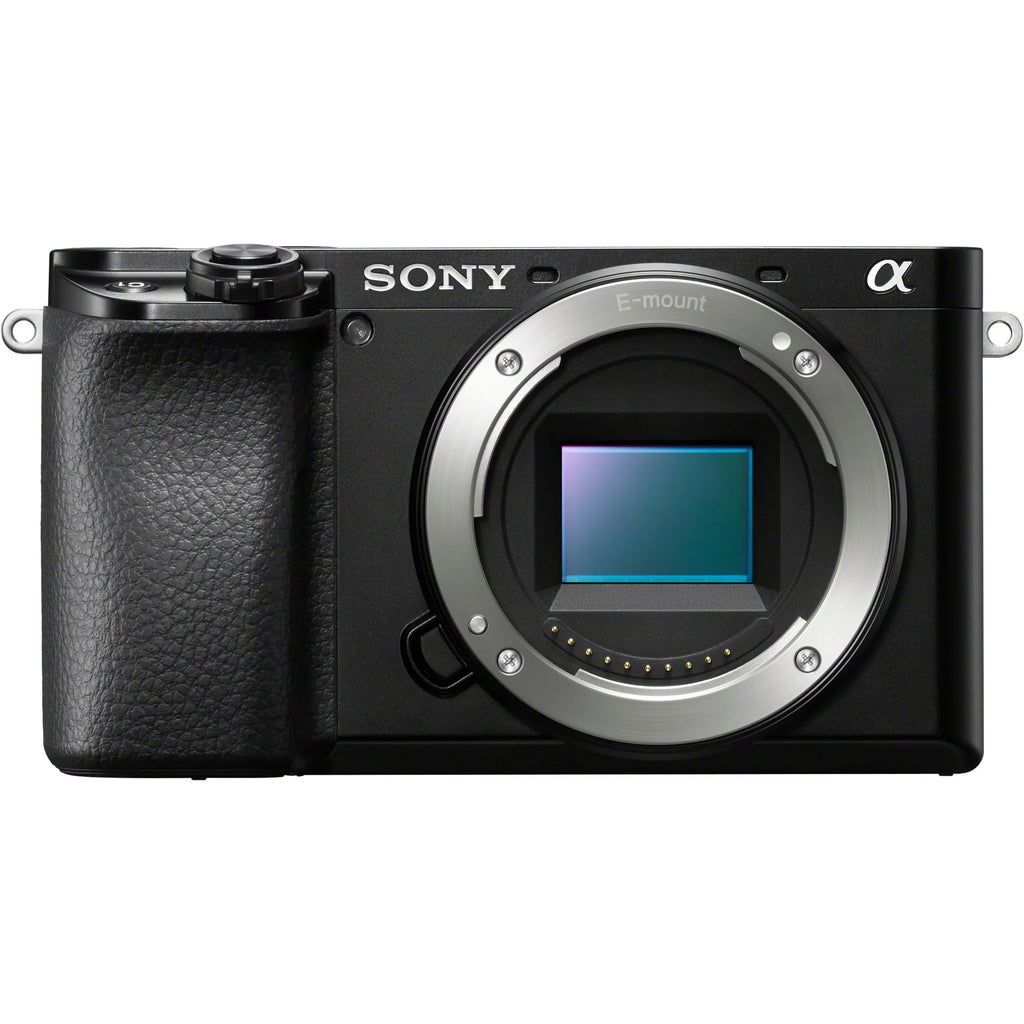 Sony Alpha ï¿½ï¿½6100 24.2 Megapixel Mirrorless Camera Body Only, Black