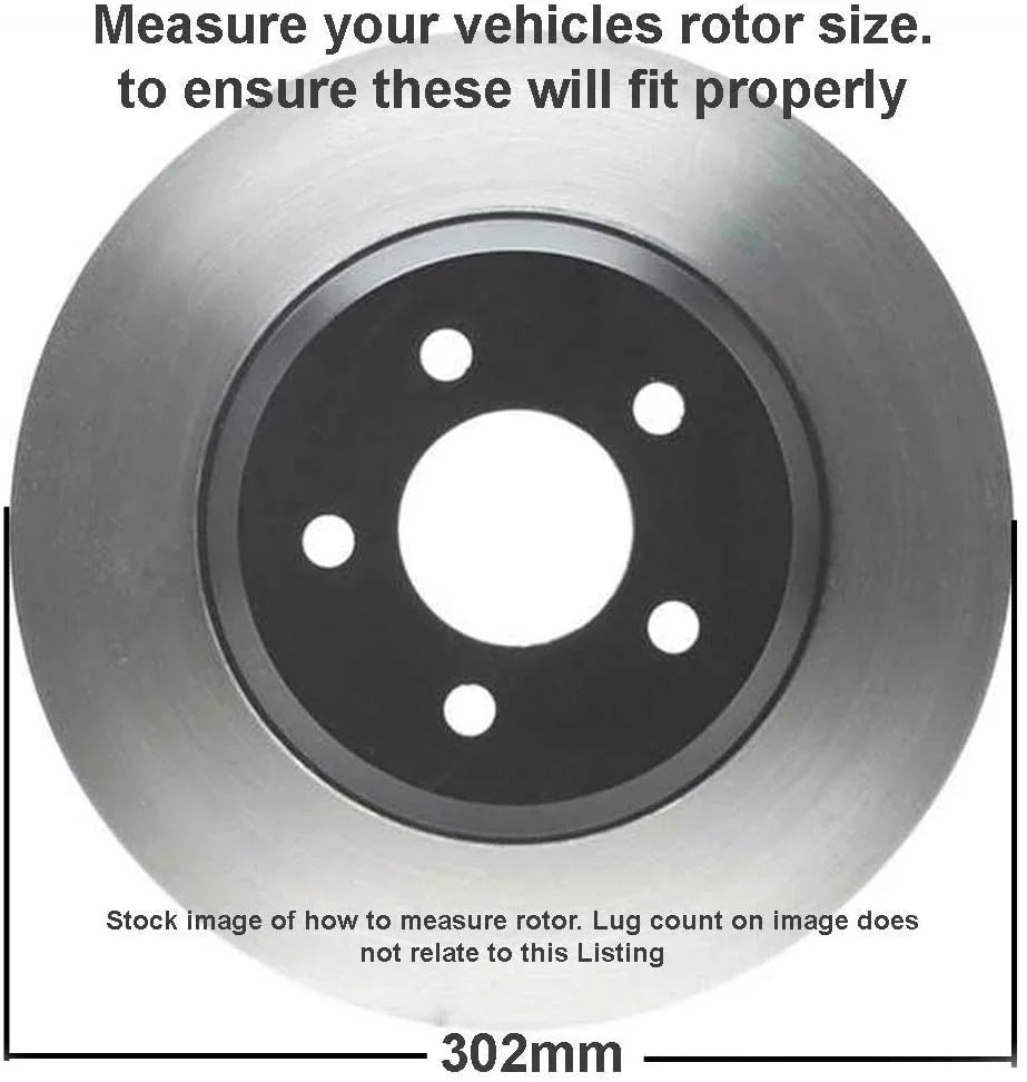 Stylish Detroit Axle - Front Brake Kit for Dodge Grand Caravan Journey Chrysler Town & Country Routan Ram C/V Drilled and Slotted Brake Rotors Ceramic Brakes Pads Replacement : 11.89" Front Rotors