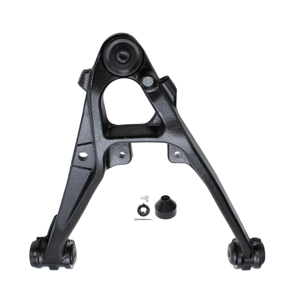 Detroit Axle - Front Lower Control Arms w/Ball Joints for Cadillac Escalade ESV EXT Chevy GMC Avalanche Silverado Sierra 1500 Tahoe Yukon, 2 Lower Control Arms & Ball Joints Pair Replacement - Exclusive Design