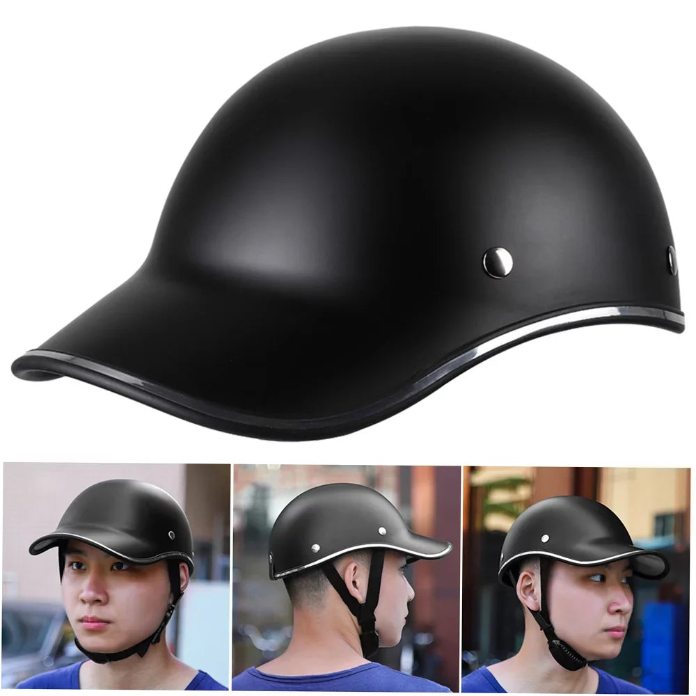 Stylish Motorcycle Bike Baseball Half for Men Women Adults