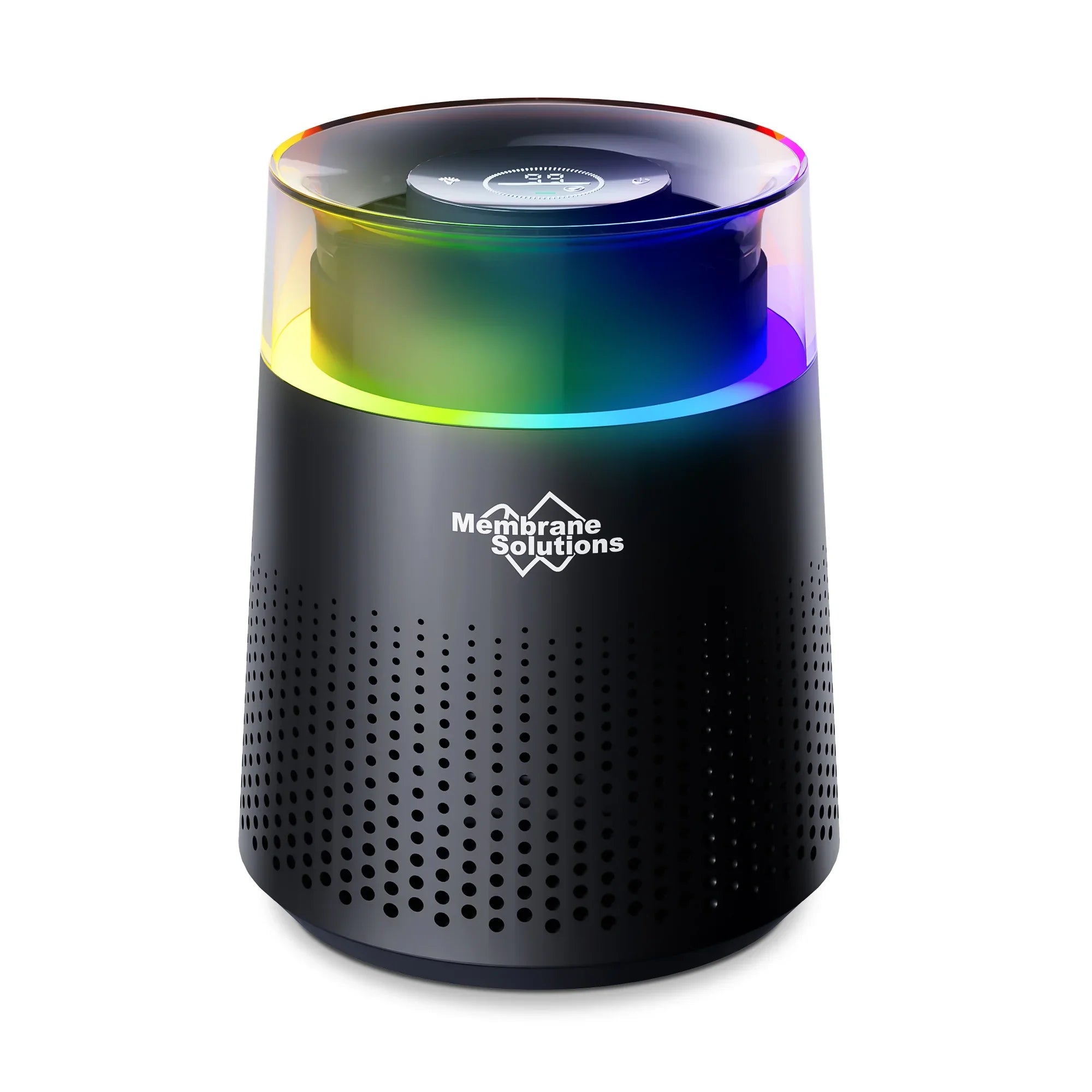 Membrane Solutions MSB5 Air Purifier for Allergies and Asthma, H13 True HEPA Filter, LED Light, Black - Exclusive Design