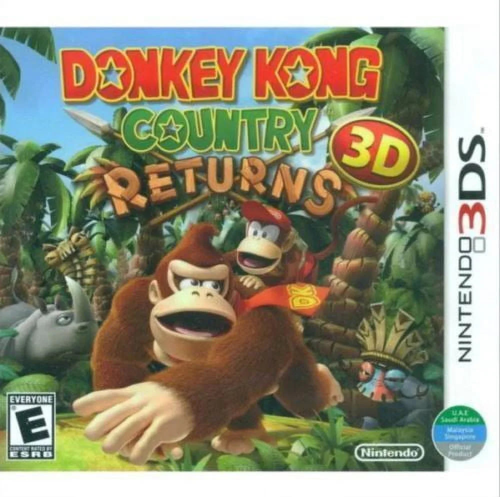 Donkey Kong Country Returns 3D - Nintendo 3DS [UAE World Edition] NEW - Exclusive Design
