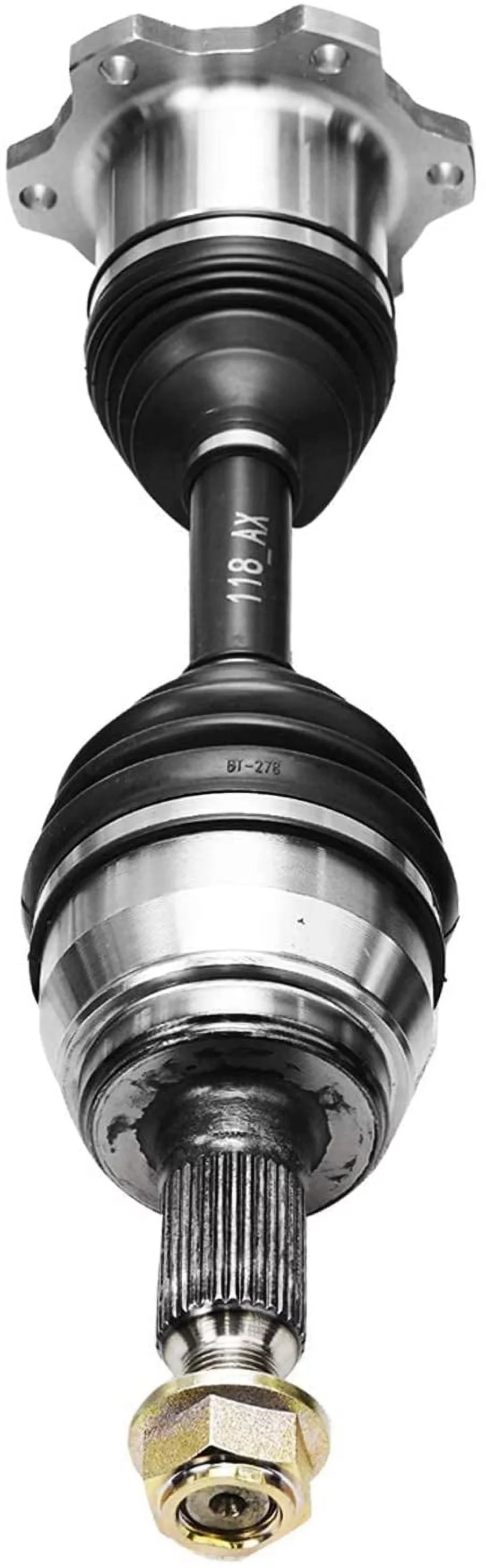 Detroit Axle - 4WD Front CV Axle Shafts Replacement for Chevy GMC K1500 K2500 Pickup Tahoe Yukon Fits select: 1999-2000 CHEVROLET SILVERADO C1500, 2005-2006 CHEVROLET SILVERADO K1500 - Exclusive Design
