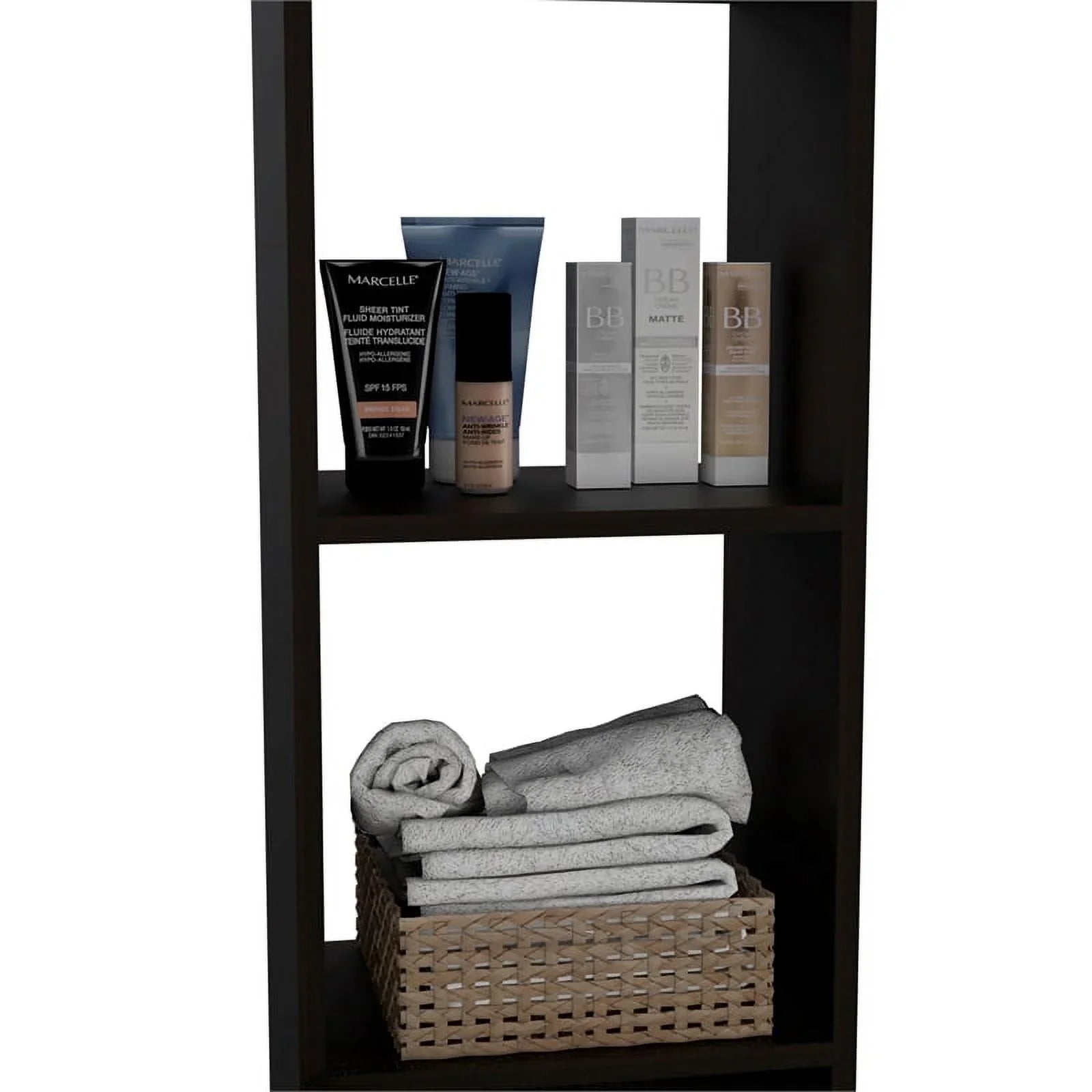 Home Square 2-Piece Set with Medicine Cabinet & 63" One Door Linen Cabinet - Exclusive Design