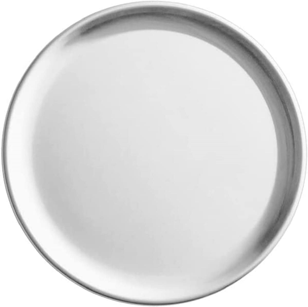 Stylish TrueCraftware- Set of 6 Aluminum 8â Pizza Tray Pan Coupe Style - Bakeware Round Pizza Pan Pizza Tray Baking Tray Round Baking Tray for Home Kitchen Pizzeria & Restaurants