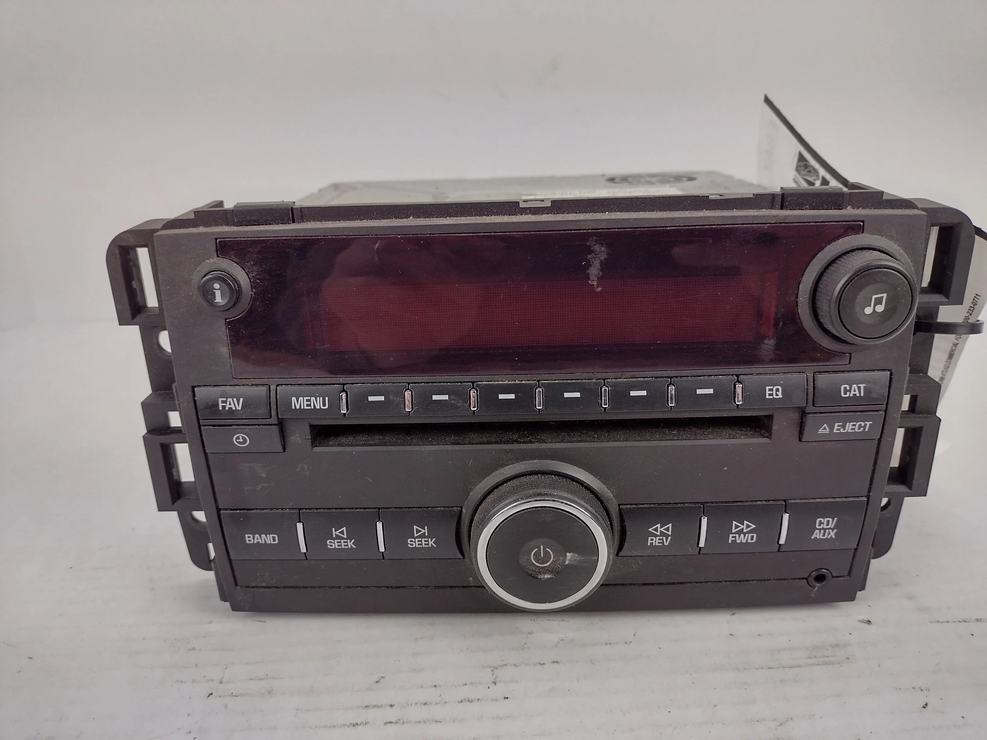 Pre-Owned 07 08 Saturn Outlook AM FM CD MP3 Radio Receiver OEM - Verify Specific Vehicle Fitment In Description - (Good)