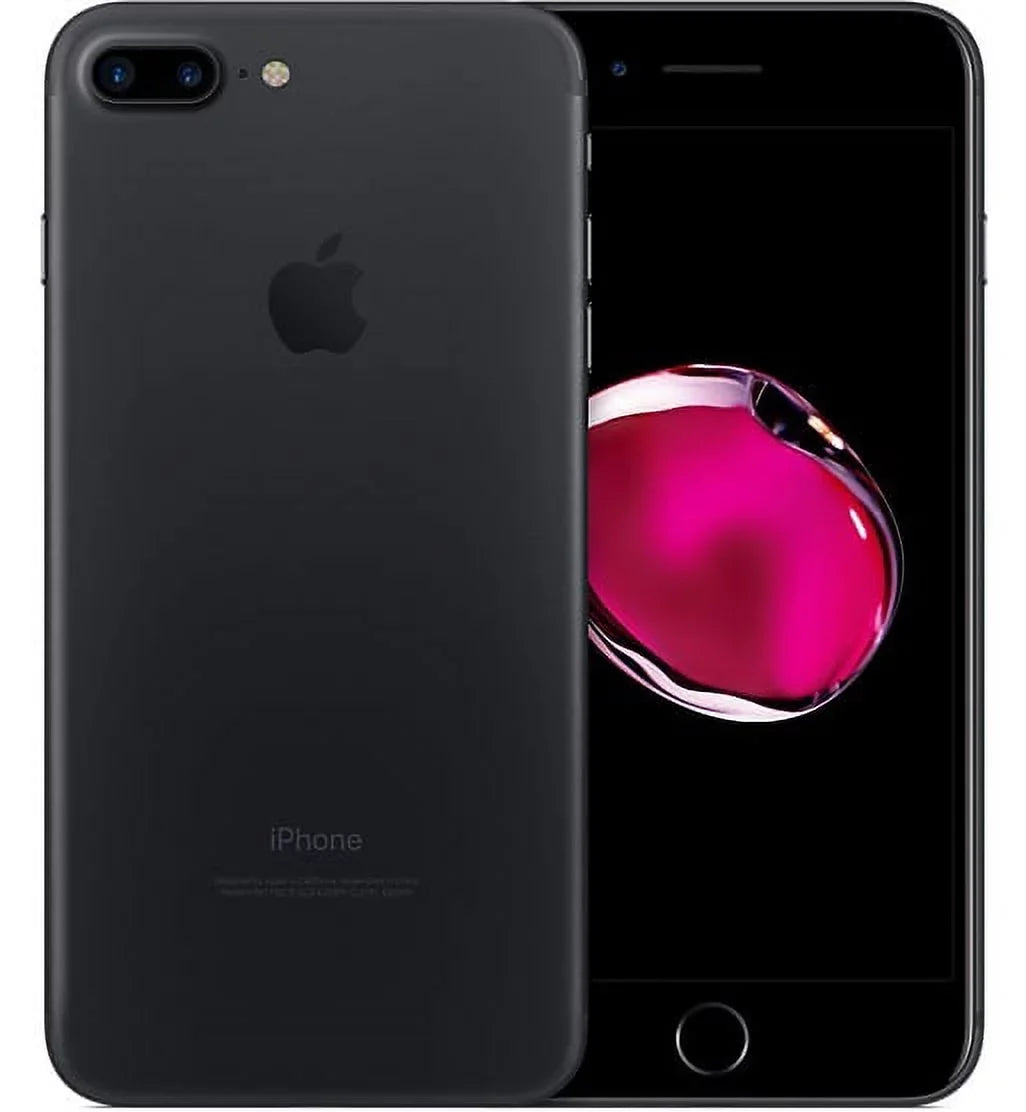 Restored Apple iPhone 7 Plus 32GB, Black - Locked Straight Talk/TracFone (Refurbished) - Exclusive Design