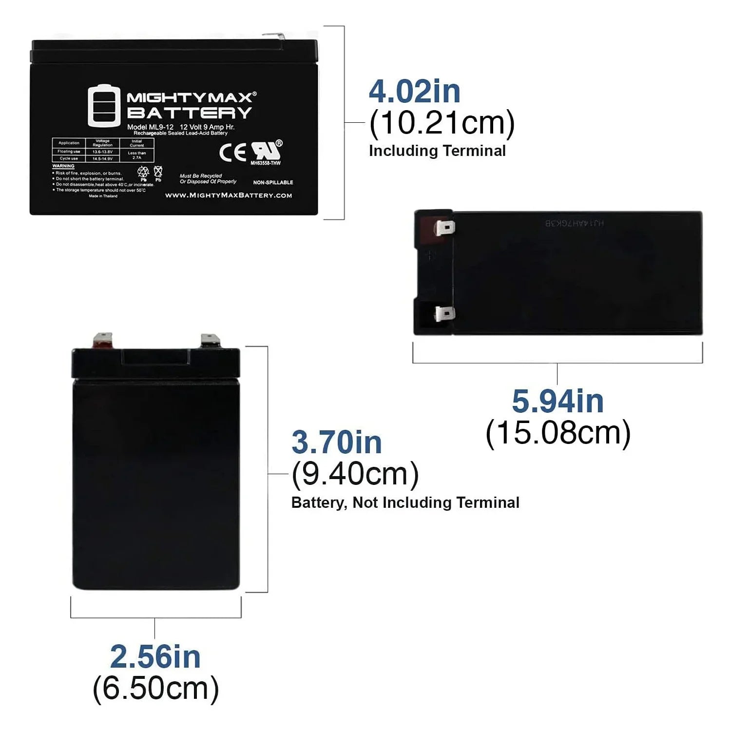 Stylish 12V 9Ah Battery Replacement for Merida PC 500 Electric Bike - 4 Pack