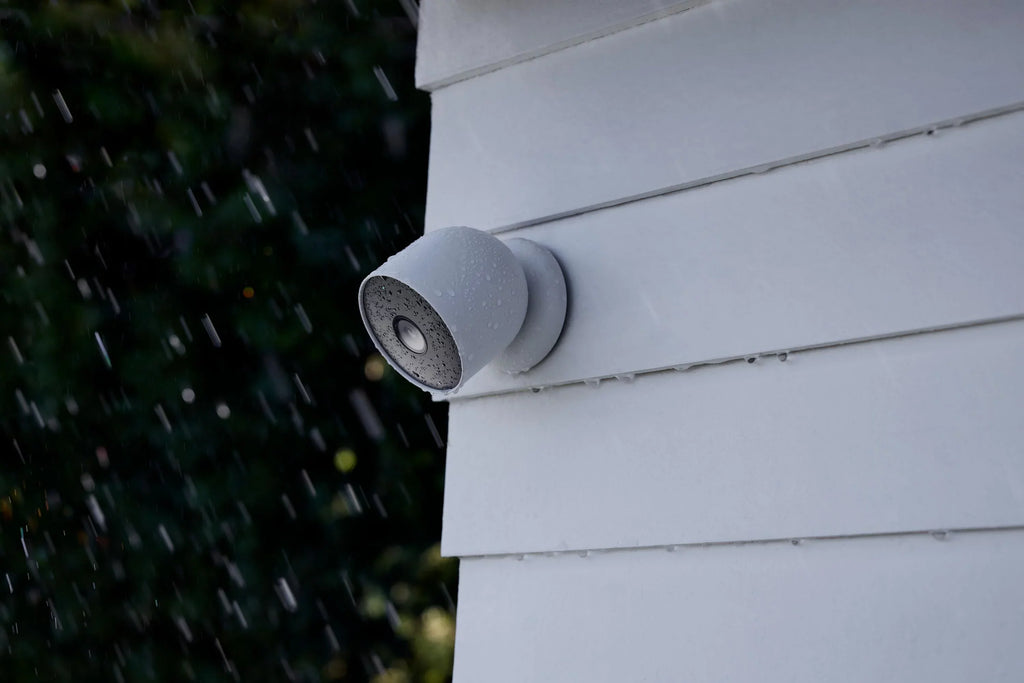 Stylish Nest Camera (outdoor or indoor, battery) 1pk White
