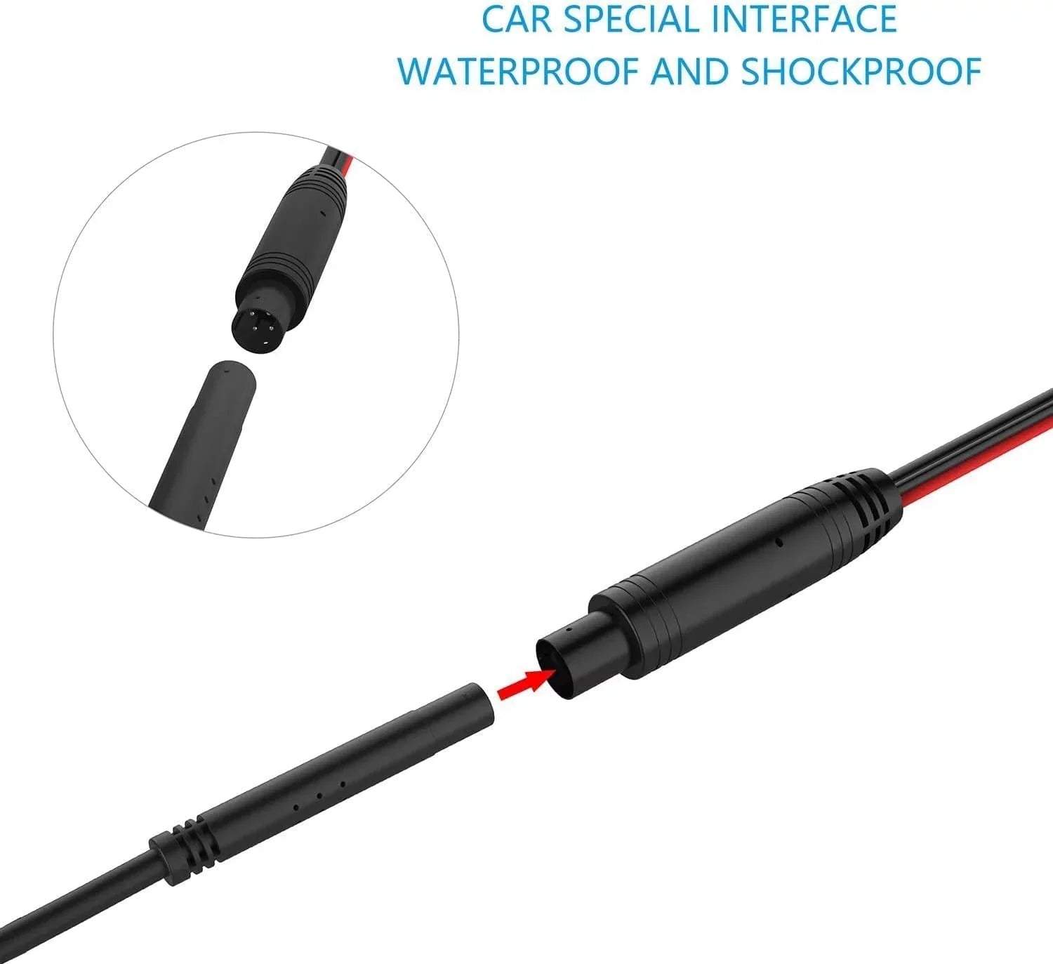 CAM108 Backup Camera License Plate HD Night Vision Rear View 170Â° Angle Waterproof Compatible with Pioneer Car Radio DMH-100BT DMH-WT8600NEX DMH-160BT DMH1770NEX AVH-120BT AVH-210EX AVH-2550NEX - Exclusive Design