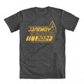 Stylish GEEK TEEZ Janeway Chakotay 2024 Original Artwork Inspired by Star Trek Men's T-shirt Charcoal X-Large