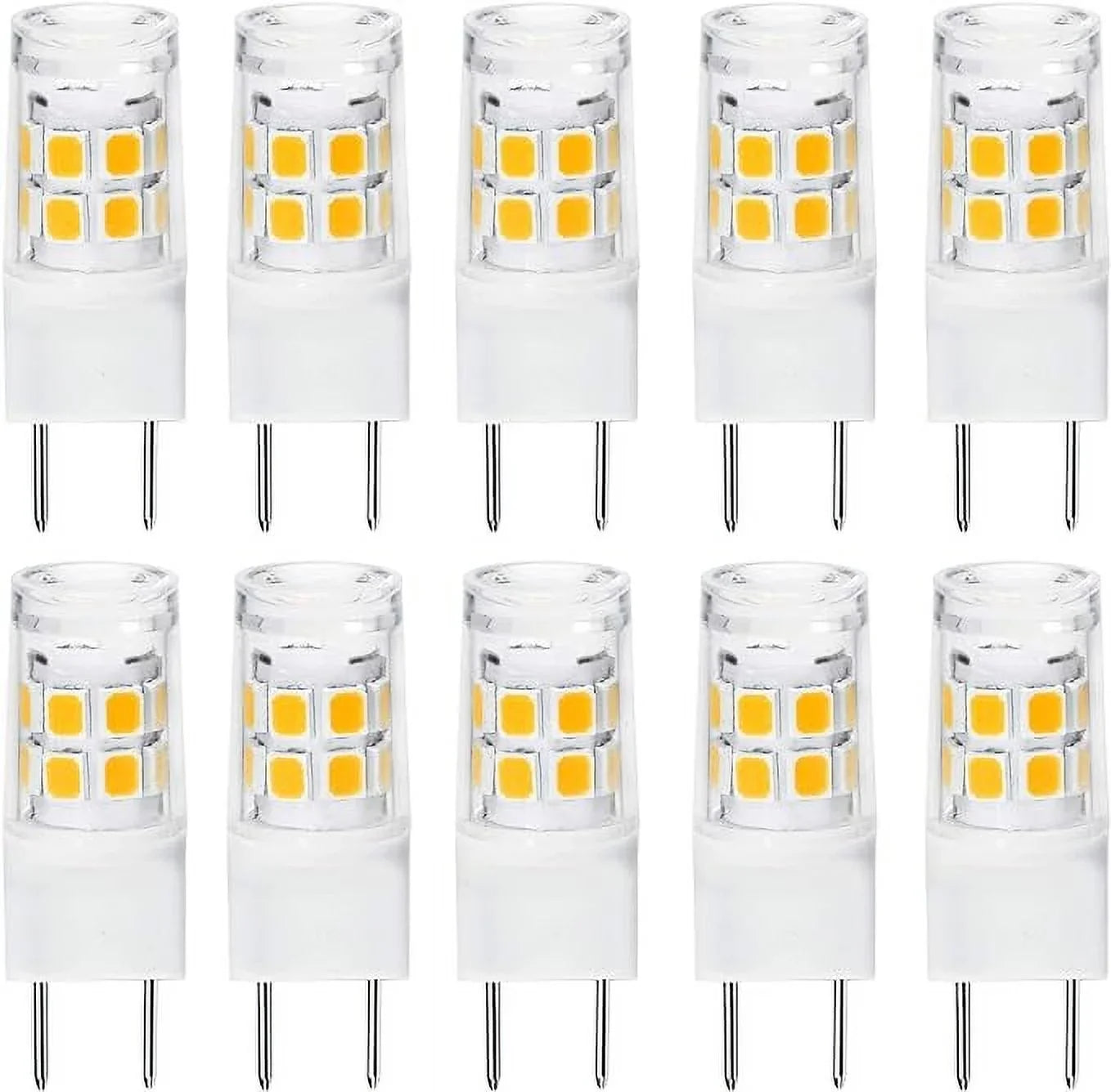 ETHT ETHT G8 LED Lamp Bulb 2.5 Watts Warm White 3000K - G8 Base Bi-pin Xenon JCD Type LED 120V 20W Halogen Replacement Bulb for Under Counter Kitchen Lamping.Pack of 10(G8 Base Warm White 10PCS)