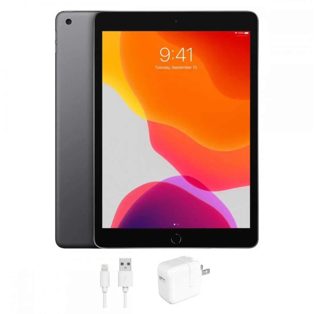 Restored Apple iPad 7 (7th Gen, 2019), 128GB, WiFi, Space Gray - (A2197, IPAD7SG128, MW772LL/A) (Refurbished)