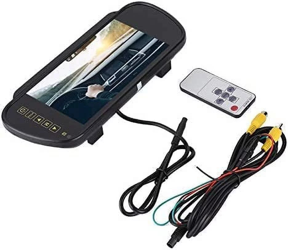 Bileeko Car Rear View Mirror 7 Inch LCD Vehicle Monitor Screen for Parking - Exclusive Design