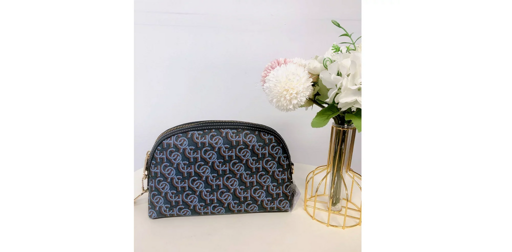 Stylish Coach CF343 Madi Crossbody With Coach Monogram Print IN Navy