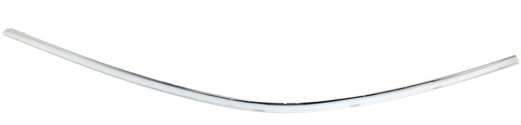 Bumper Trim Compatible With 2012-2014 Mercedes Benz C250 C300 Rear, Left Driver Side, Outer Chrome