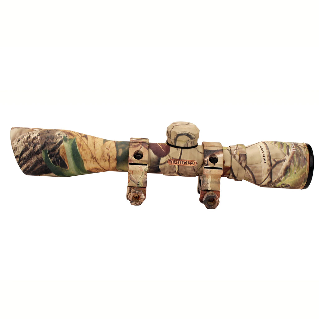 Stylish Truglo TG8504CD Compact 4x 32mm Obj 22.5 ft @ 100 yds FOV 1" Tube Realtree APG Diamond