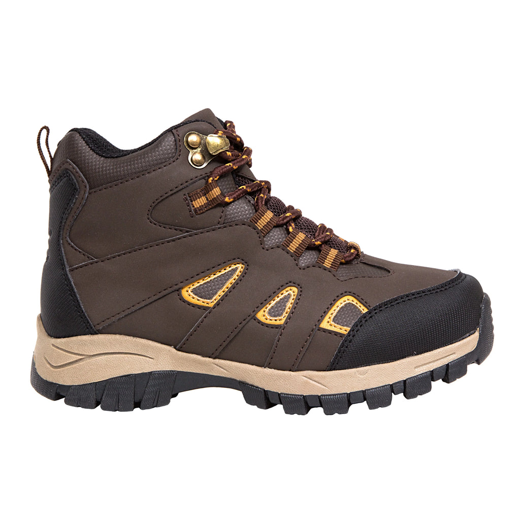 Deer Stags Kids' Drew Waterproof Hiking Boot - Brown - 1.5 Little Kid Medium - Exclusive Design