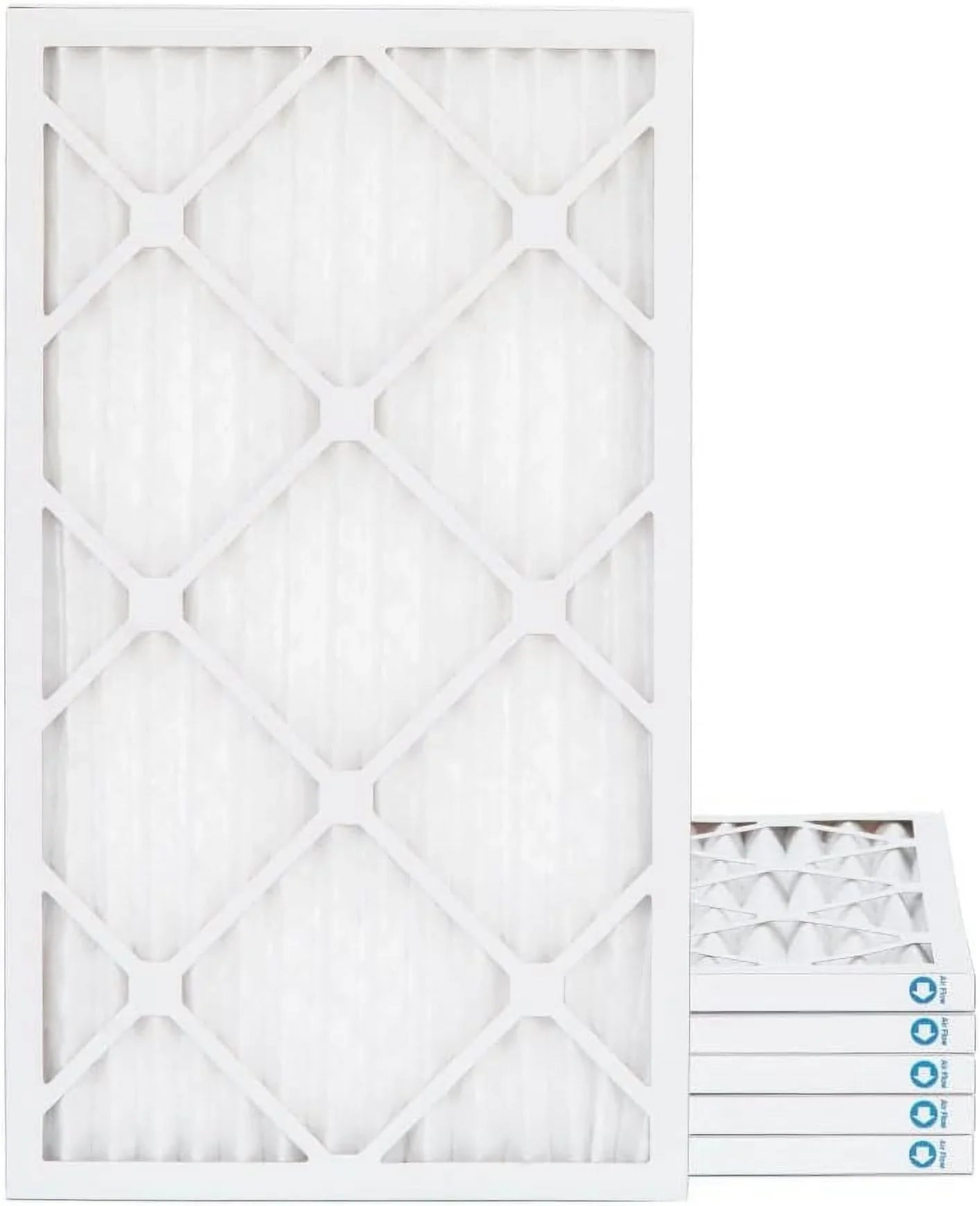 16X25x1 MERV 11, MPR 1000 Pleated AC Furnace 1" Air Filters By Pamlico. 6 Pack. Exact Size: 15-1/2 X 24-1/2 X 3/4 - Exclusive Design