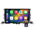 Car Radio for Toyota Highlander 2014-2019 Built-in Carplay/Android Auto, Android 10 Host 4G RAM 64G ROM with WiFi GPS Navigation Bluetooth Steering Wheel Control - Exclusive Design
