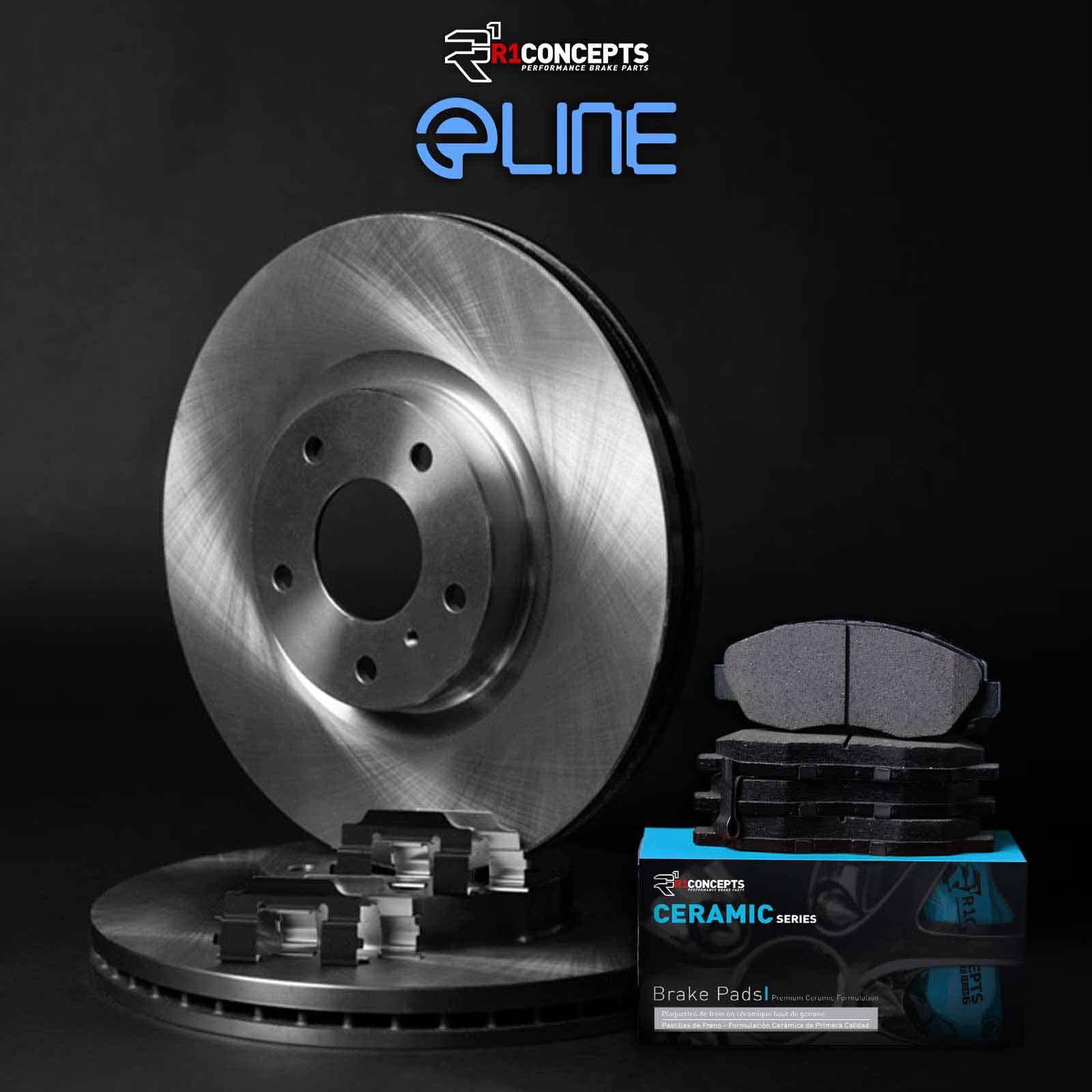 R1 Concepts Wfwh1 42049 R1 Concepts E Line Series Brake Rotor With Ceramic Fits select: 2014-2022 JEEP CHEROKEE, 2015-2017 CHRYSLER 200