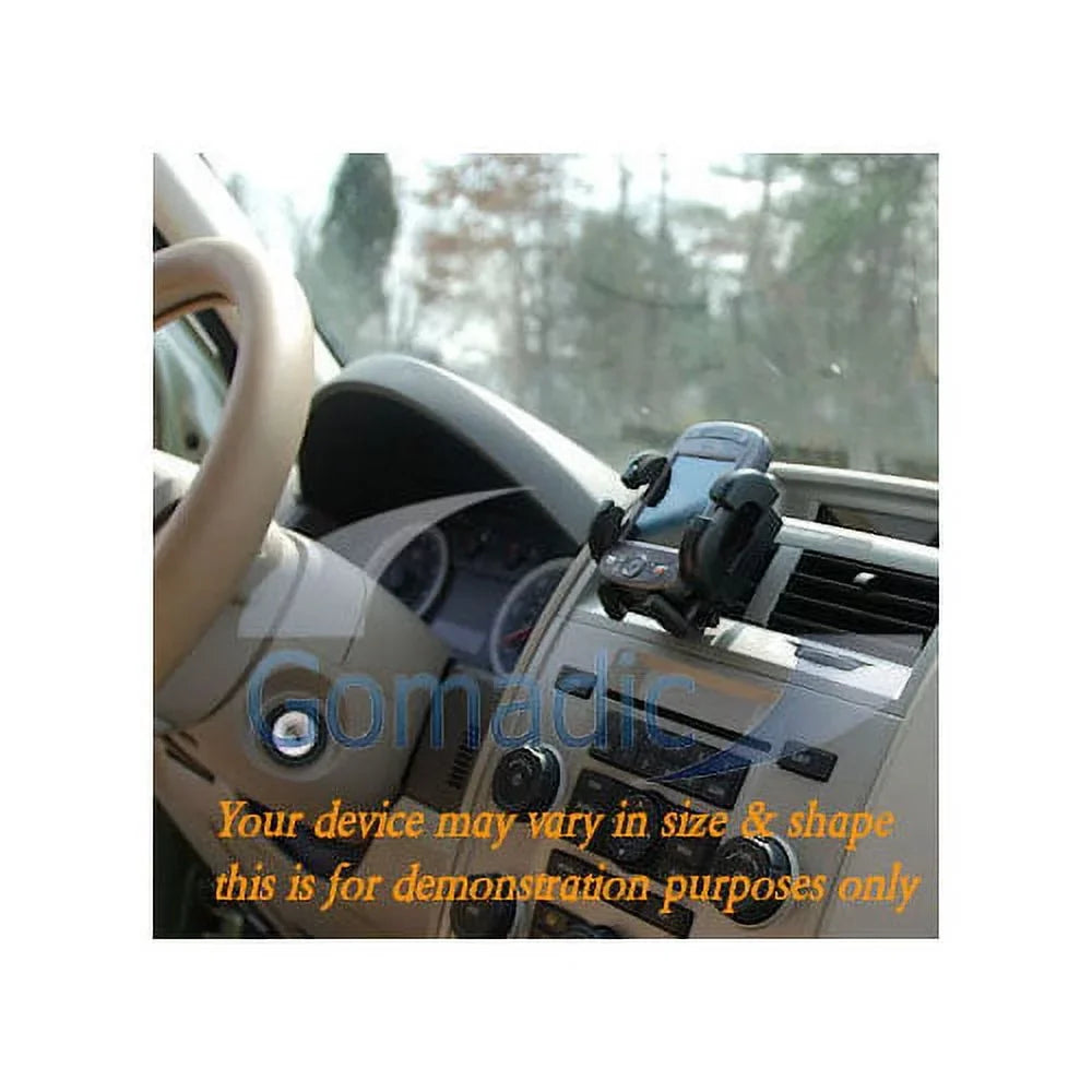 Stylish Gomadic Air Vent Clip Based Cradle Holder Car / Auto Mount suitable for the Samsung Galaxy Ace 2 - Lifetime Warranty