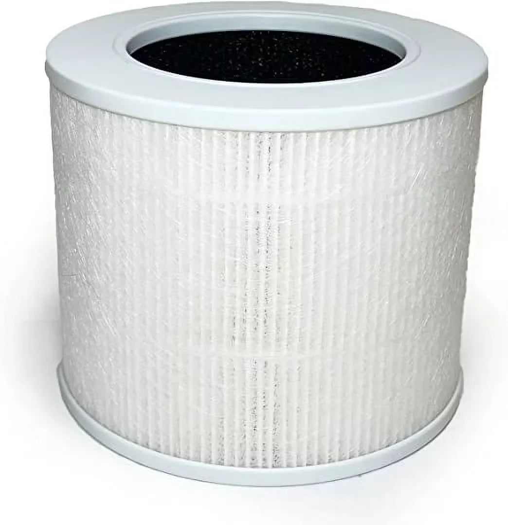 Stylish Nispira 3-in-1 True HEPA Activated Carbon Filter Replacement For Proton Pure Portable Air Purifier Remove Smoke, 3 Pack