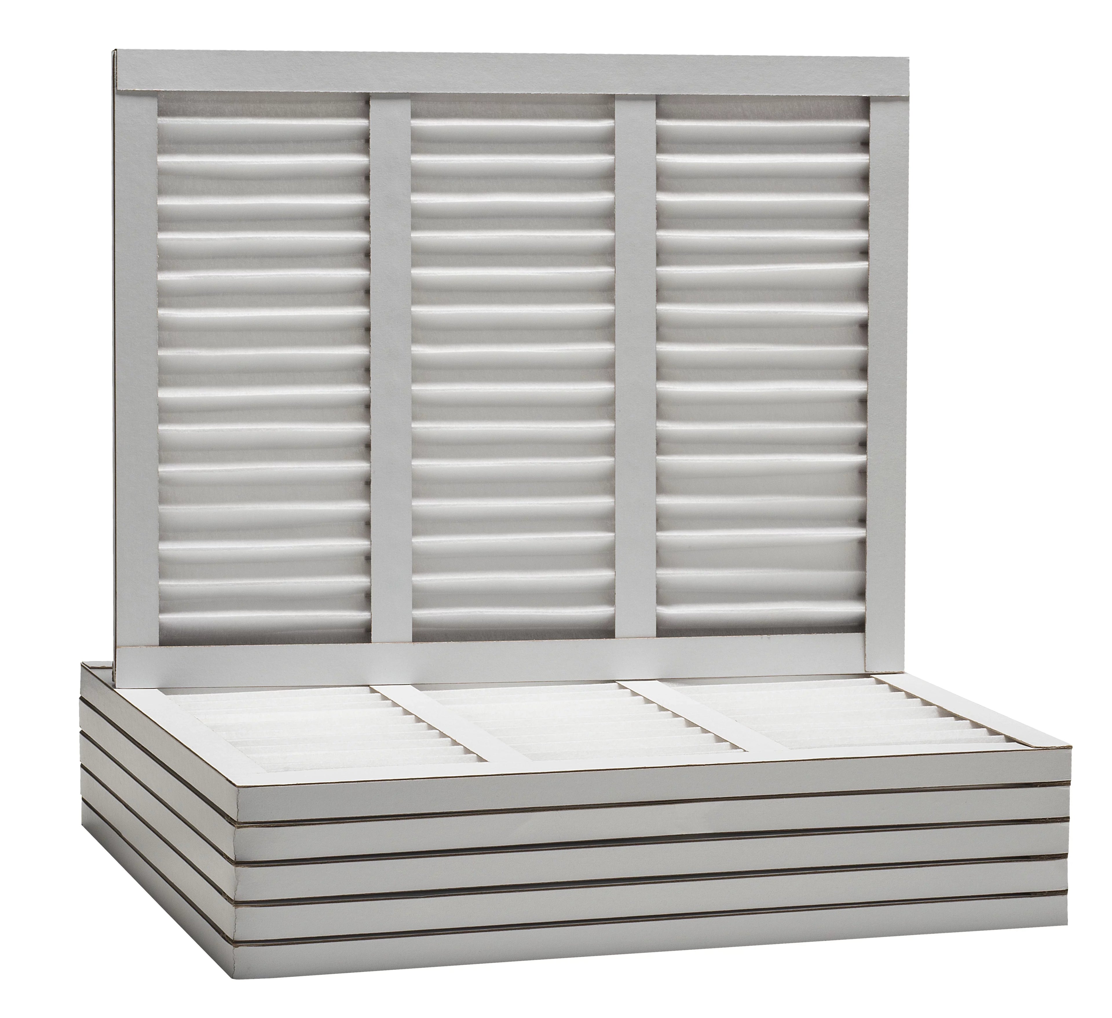 Aerostar 14x24x1 MERV 8, Pleated Air Filter, 14x24x1, Box of 6, Made in the USA