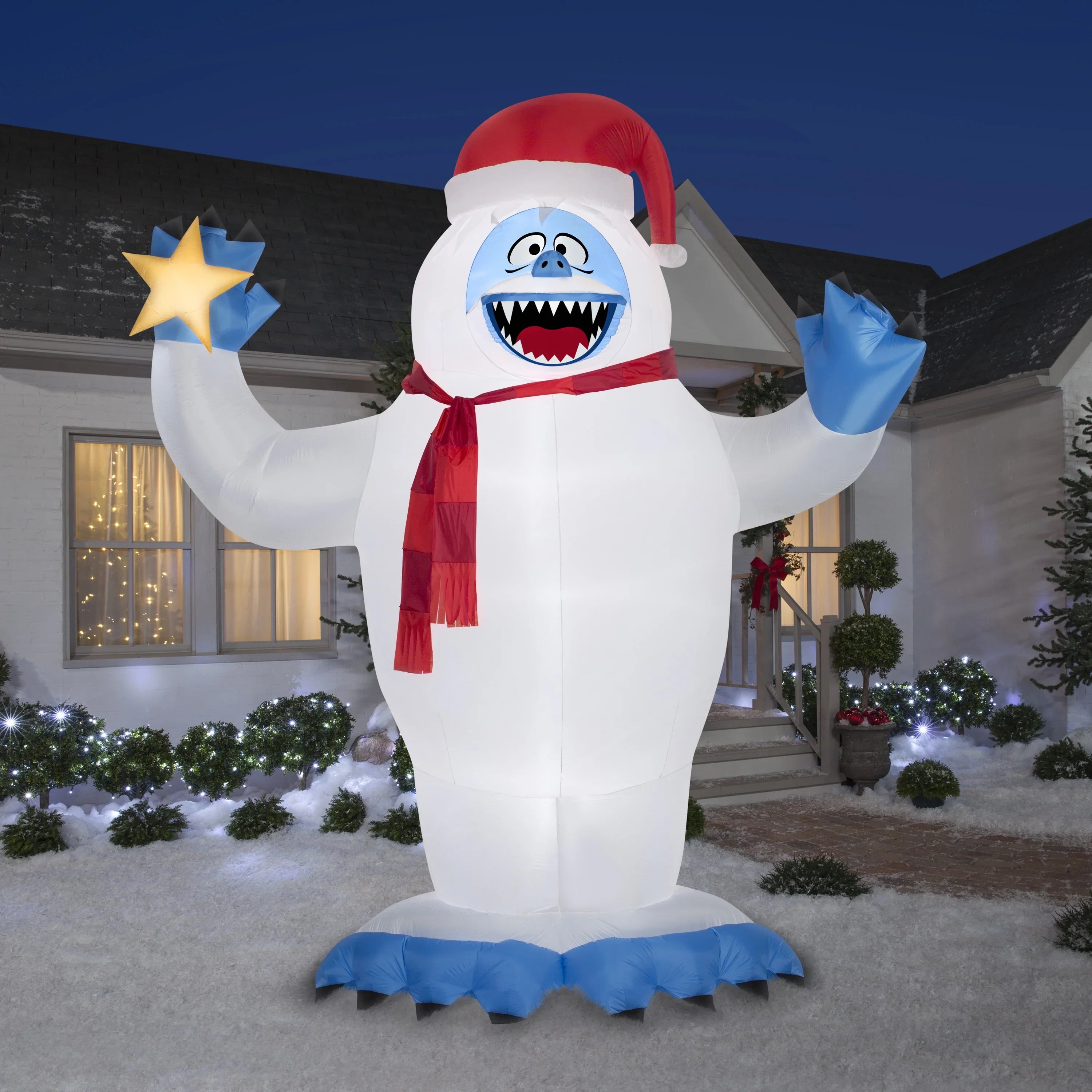 Gemmy Industries Airblown Abomin Snowman