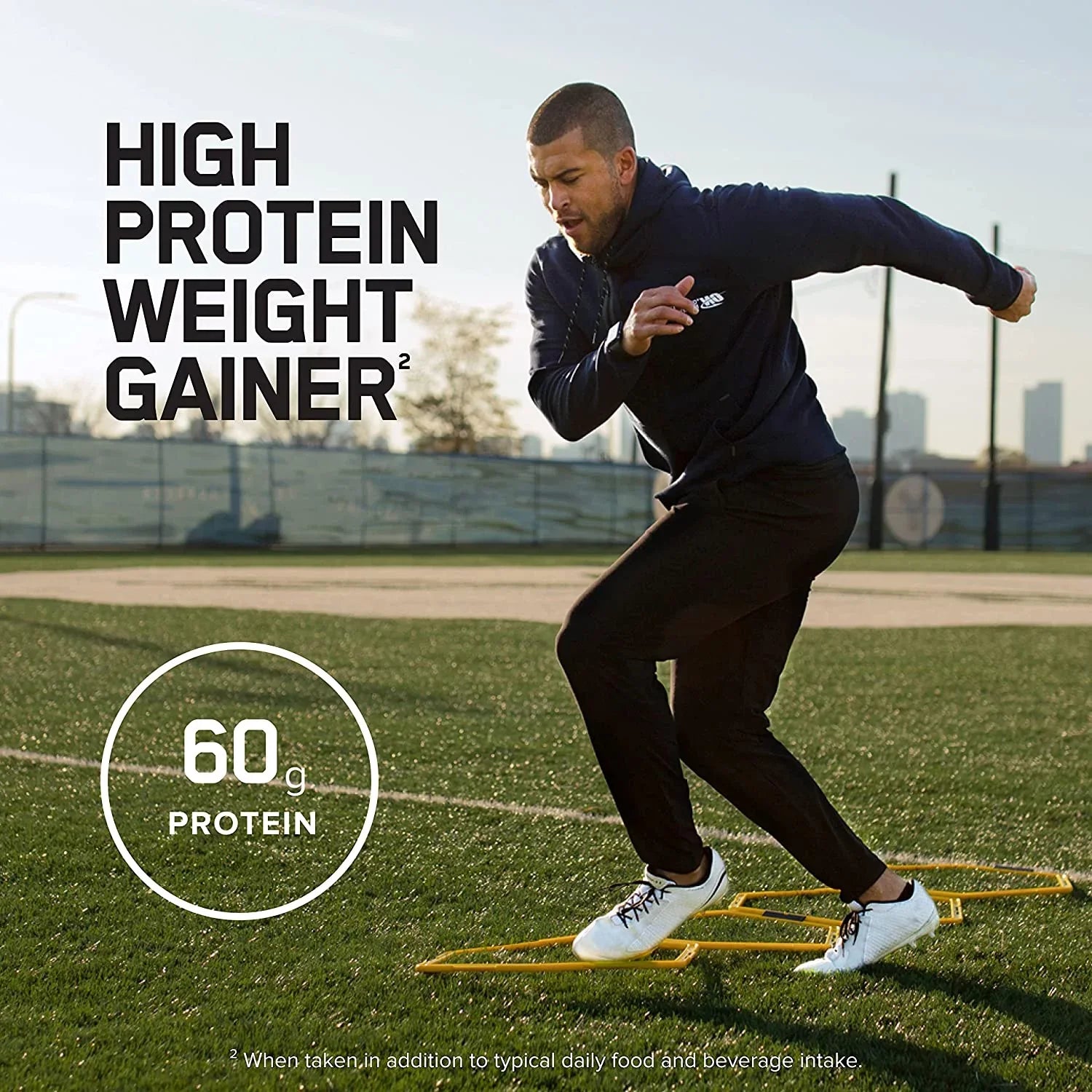 Optimum Nutrition, Gold Standard Pro Gainer Protein Powder, 60 g Protein, Vanilla Custard, 5.09 lb, 14 Servings