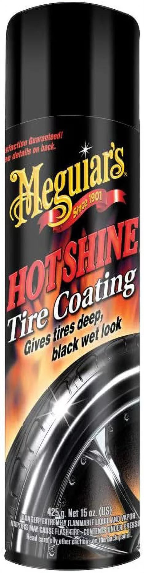 Stylish Meguiar's G13815 Hot Shine High Gloss Tire Coating - 15 Oz Spray Can 3