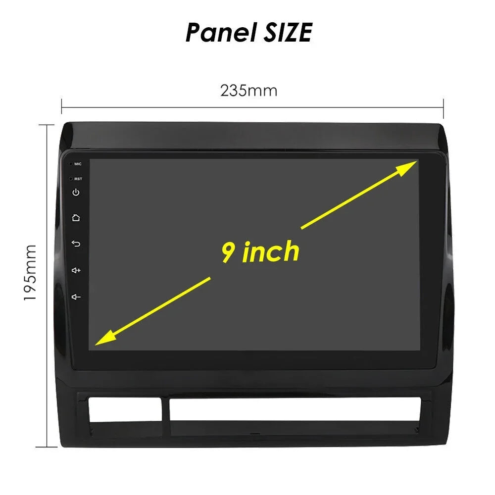 Stylish 9inch 1280*720 IPS Fit Toyota Tacoma 2005-2015 Android Octa 4+32GB Car Radio Stereo DSP Carplay GPS NAVI AM FM Weather