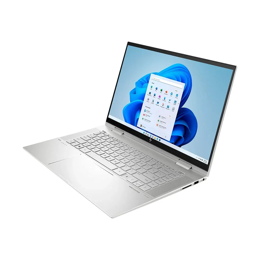 2021 Envy 2-in-1 15.6" FHD Touchscreen Laptop Computer, 11th Gen i7-1195G7, 16GB RAM, 512GB PCIe SSD, Backlit Keyboard, Iris Xe Graphics, HD Webcam, Win 11, Silver, 32GB USB Card - Exclusive Design