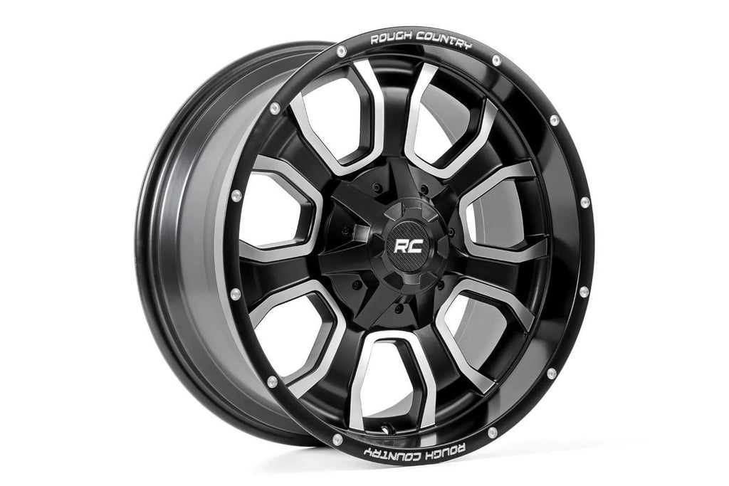 Stylish Rough Country 93 Series Black Wheel