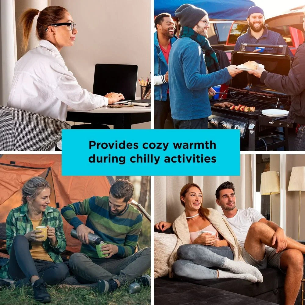 Stylish BLACK+DECKER Comfortpak, Wearable Cooling and Heating Device, Cloud White (BCWCC101-10)